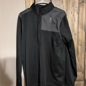Browning Gray Fleece Pullover